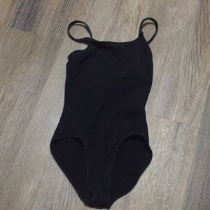 Girls Camisole Black Leotard